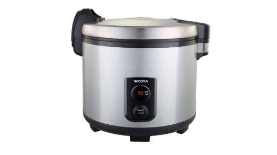 Warming a Large Pot Container of Rice, Food, Beverage, Soup Catering Kitchen Appliances